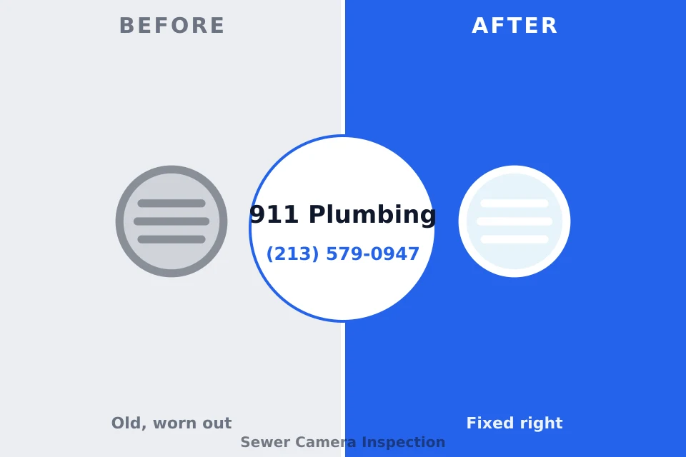 Before and after: plumbing repair Rison, AR